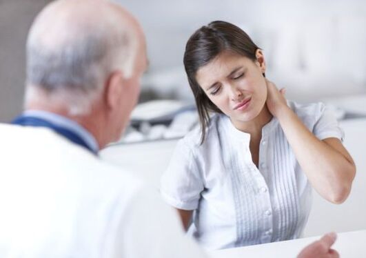 doctor's visit for neck pain