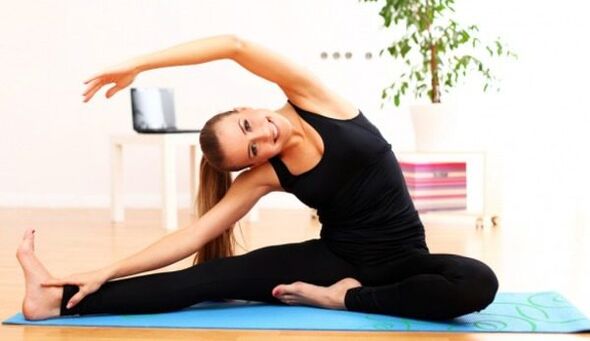 The gymnastics breakfast promotes your back with osteochondrosis