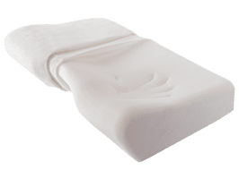 orthopedic pillow with shoulder depression