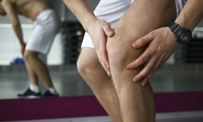 Knee pain after training