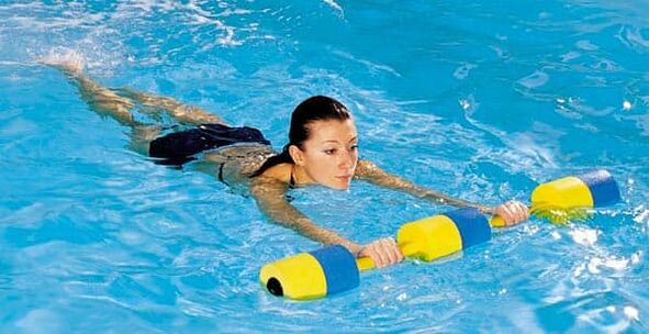 Swimming to prevent chest spinal osteochondrosis