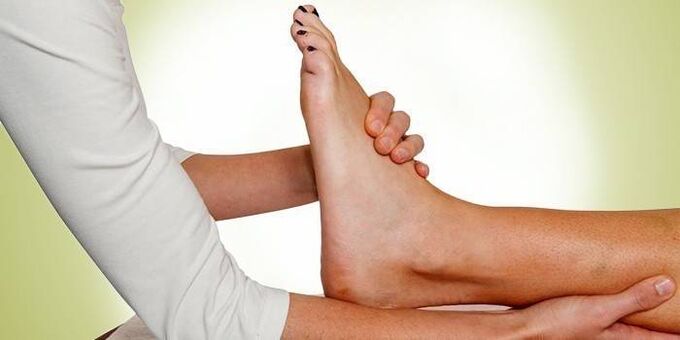 massage to treat ankle arthrosis